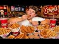I Ate The ENTIRE Raising Canes Menu