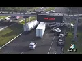 2 semis 20 cars involved in multiple-collision crash on I-295 on the Westside