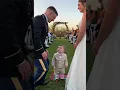 Tiny Ring Bearer Interrupted the Military Wedding Then Asked Mommy Said YES DADA