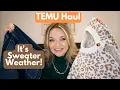 Download Lagu Excited for Sweater Weather! Temu Clothing Try On Haul 2025