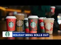 Starbucks rolls out holiday menu featuring some favorite winter drinks