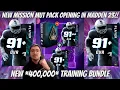 NEW MISSION MUT PACK OPENING IN MADDEN 23 I OPENED THE 400 000 TRAINING PACK GOT THIS
