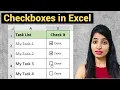 How to Use Excel Checkboxes Impressive Checklists Reports