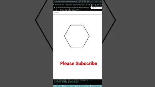 20 How to Draw a Hexagon in python turtle graphics