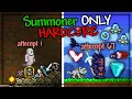 Terraria Summoner Only but Death is PERMANENT