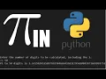 Calculating Pi in python