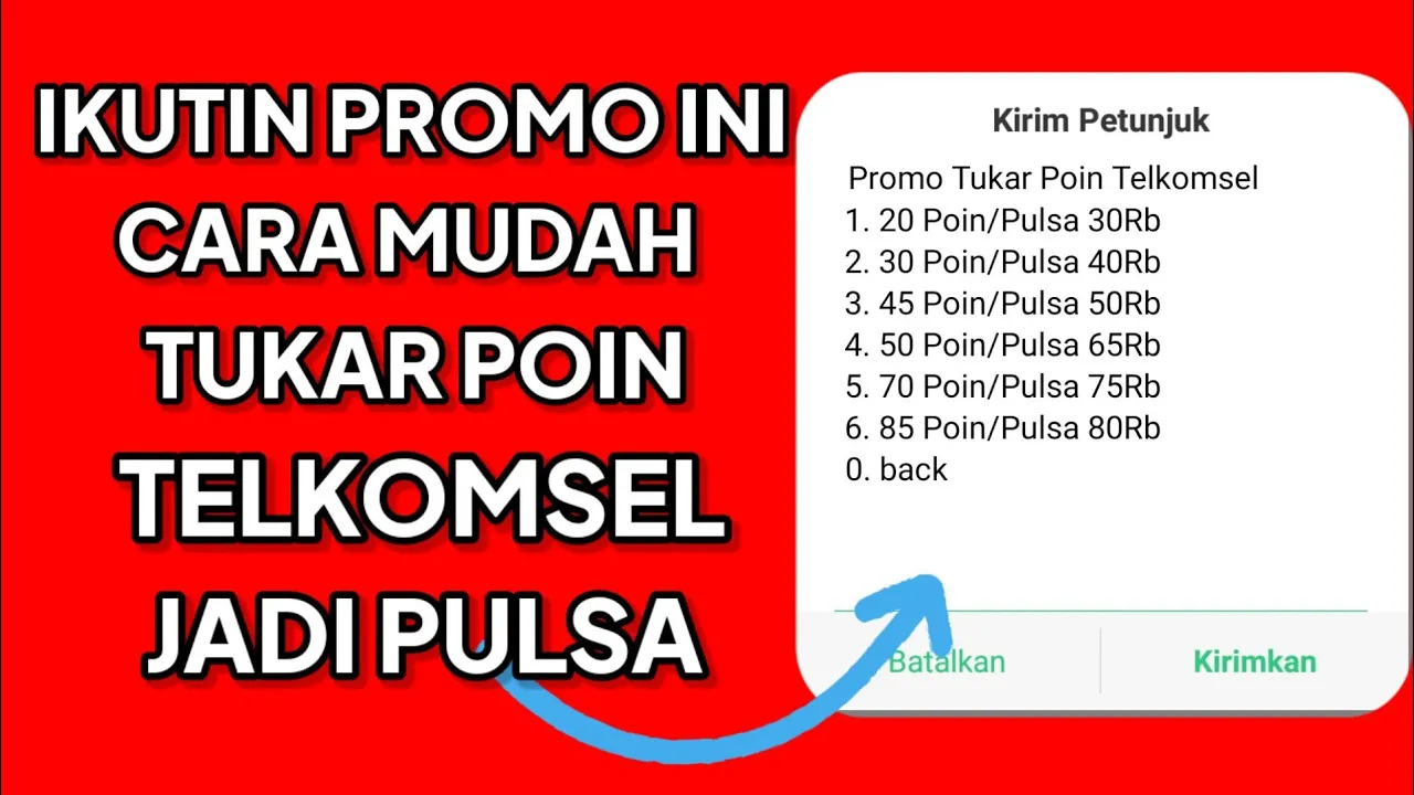 Terbaru Cara menukar 1 poin Telkomsel dengan paket internet 10 GB