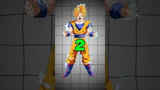 ترتيب جميع تحولات غوكو من الأضعف إلى الأقوى دراغون بول غوكو 