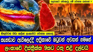 හිතුවාටත් වඩා කලින් ලංකාවට එන එල්නීනෝ! - Strong El Niño conditions could hit Sri Lanka.