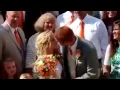 Rare footage of a ginger sucking the soul out of his bride