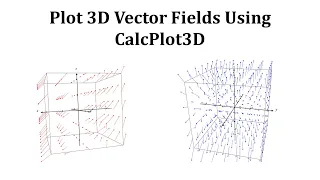 Plot 3D Vector Fields Using CalcPlot3D