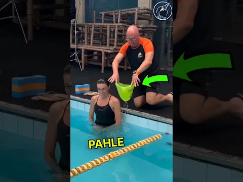 This old man had a genius idea of wearing swimming cap 😱🫡 #respect #shorts #ytshorts
