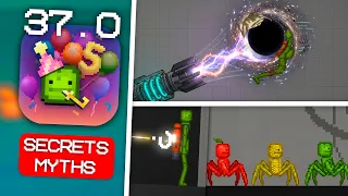 SECRET MYTHS about UPDATE 37.0 in MELON PLAYGROUND! SECRET SPIDERS!