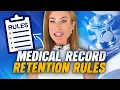 Understanding medical record retention requirements by state