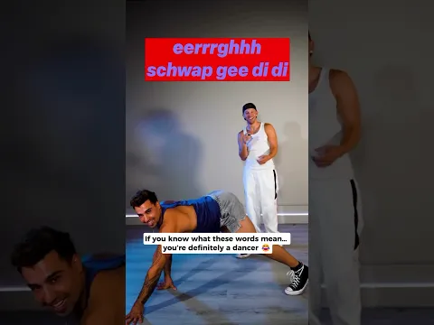 Apparently, he speaks fluent dancer 😂
