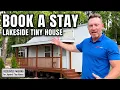 NEW Japandi Airbnb Tiny Home Tour at The Cottages at Pine Lake Tiny House Community