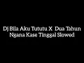 Download Lagu DJ Bila Aku Tututu X Dua Tahun Ngana Kase Tinggal X Tocana Pista Slowwed