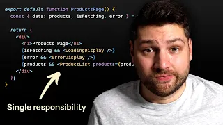 Single Responsibility Principle in React Design Patterns