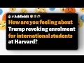 What do you think of Trump s revocation of Harvard s international students enrollment