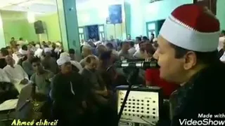 الشيخ محمود صابر مقطوعة بالطبقة السفلية من سورة طه دندنها
