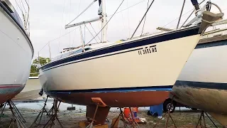42. Our Old Sailboat is Going Electric (With a Tesla Battery) | Learning the Lines – DIY Sailing