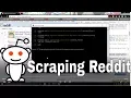 Web Scraping Reddit com with python