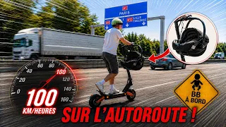 IL ROULE EN TROTTINETTE AVEC SON BÉBÉ DE 4 MOIS ! ( CAM OFF )