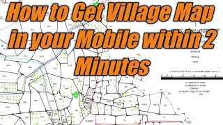 How to get Village Map with Survey Numbers Village Map in mobile Phone