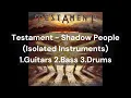 Download Lagu Testament - Shadow People (Isolated Instruments) 1.Guitars 2.Bass 3.Drums Only
