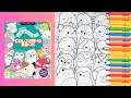 Coloring in fun cute Squishmallows Coloring page
