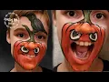The Living PUMPKIN - Halloween Face Paint Tutorial