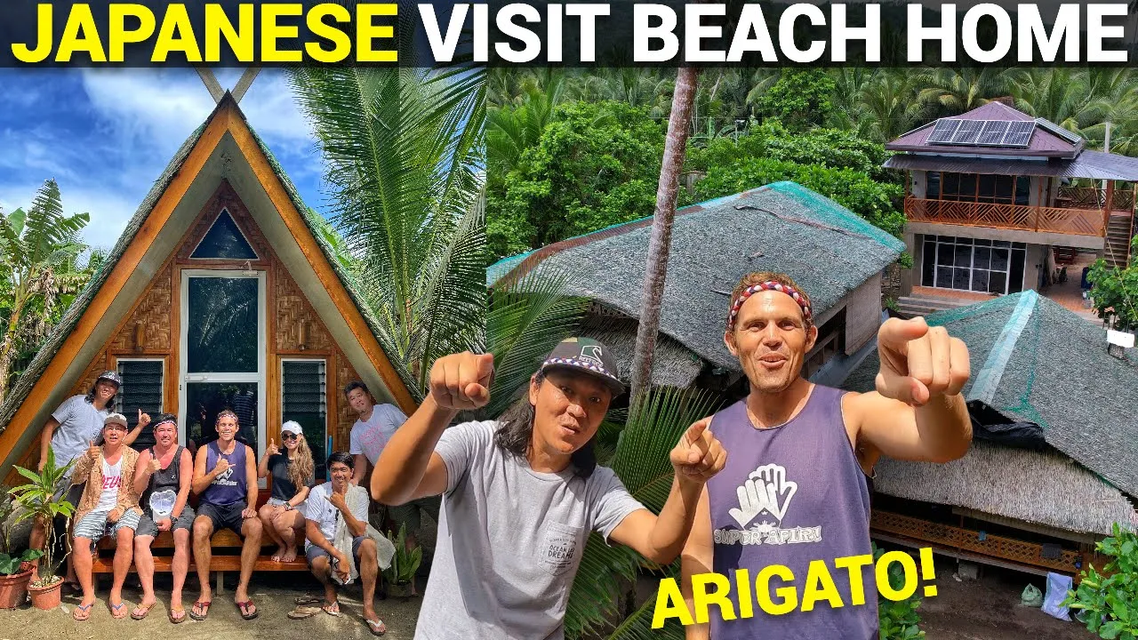 PHILIPPINES BEACH LAND LIFE - Japanese Visit BecomingFilipino Davao Home