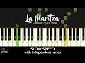 Download Lagu La Maritza - SLOW Easy Piano Tutorial