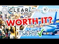 A Complete Guide to TSA PreCheck vs Global Entry vs CLEAR -