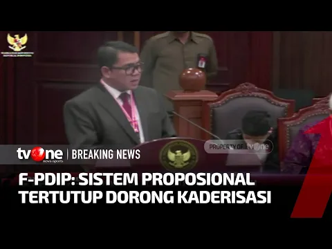 F-PDIP Setujui Pemilu Proporsional Tertutup