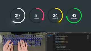 ASMR Programming - Countdown Timer in Vanilla Javascript Html CSS