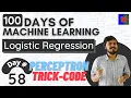 Logistic Regression Part 2 Perceptron Trick Code