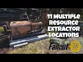 Fallout 76 - 11 Multiple Resource Extractor Locations For C A M P