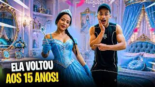 ELA VOLTOU AOS SEUS 15 ANOS !! Agora é uma princesa 👑