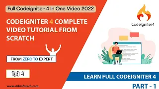 Codeigniter 4 Full Tutorial 2022 In Hindi Codeigniter 4 tutorial for Beginner In Hindi