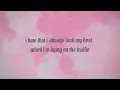 Nessa Barrett -  dying on the inside (official lyric video)