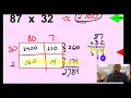 Multiplying using Area Model and Standard Algorithm