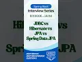 JDBC vs Hibernate vs JPA vs Spring Data JPA Java ORM in 1 Minute