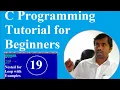 C Language Tutorial for Beginners Nested For Loop