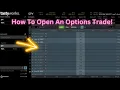 How To Open A Call Or Put Options Trade On Tastyworks Beginner Friendly