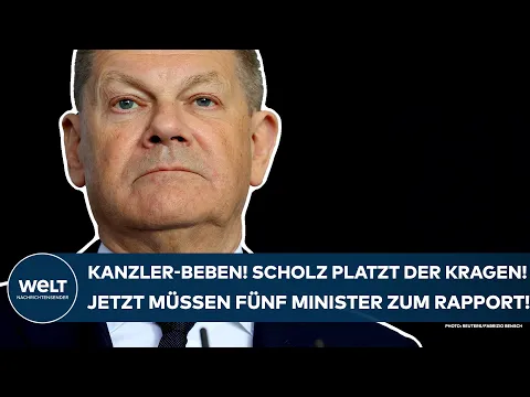 Download MP3 DEUTSCHLAND: Olaf Scholz platzt der Kragen! Jetzt müssen diese fünf Minister zum Kanzler-Rapport!