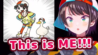 Subaru Reacts to People Not Knowing the Duck Meme Is Related To Her ENG