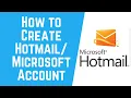 How to Create Account Hotmail Signup