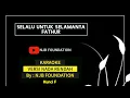 Download Lagu Fathur - Selalu untuk selamanya ( Karaoke nada rendah ) @NJBFoundation531