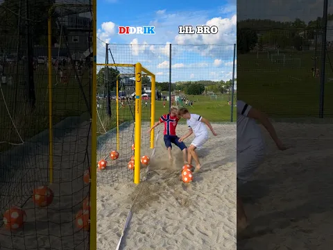 10 BALL SPRINT CHALLENGE ⚽️🔥 #shorts
